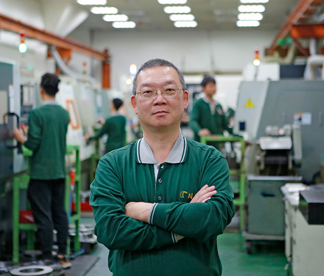 Precision machinery in action